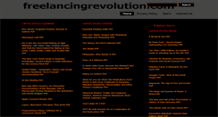 Desktop Screenshot of freelancingrevolution.com