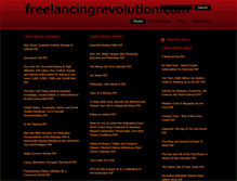 Tablet Screenshot of freelancingrevolution.com